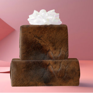 Papier Cadeau Selle Faux en cuir