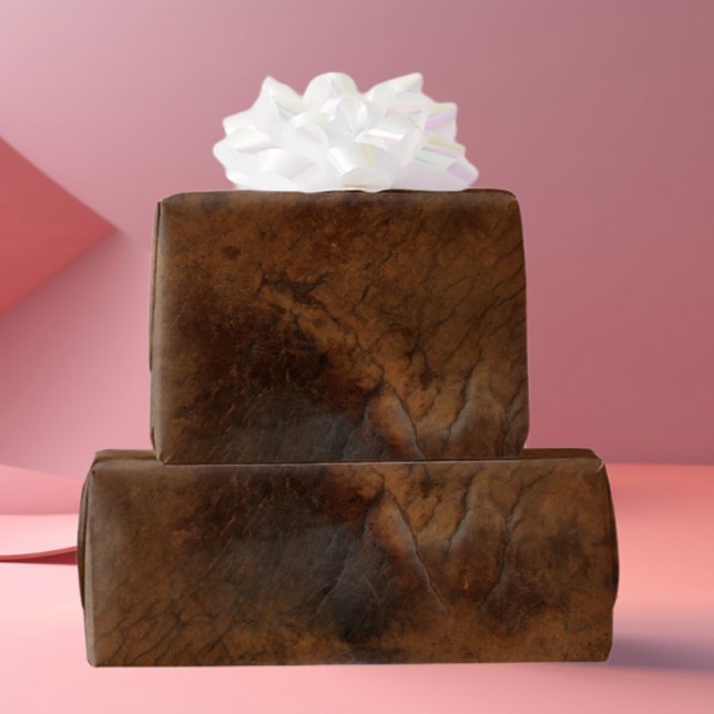 Papier Cadeau Selle Faux en cuir (Créateur téléchargé)