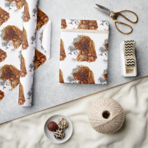 Papier Cadeau Séparateur irlandais avec faisan