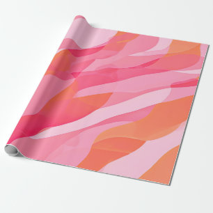 Papier Cadeau Serene Stripes : Art de la ligne Pastel