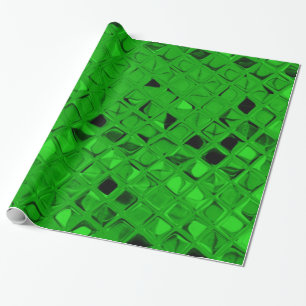 Papier Cadeau Serpentine métallique brillante de diamant de ver