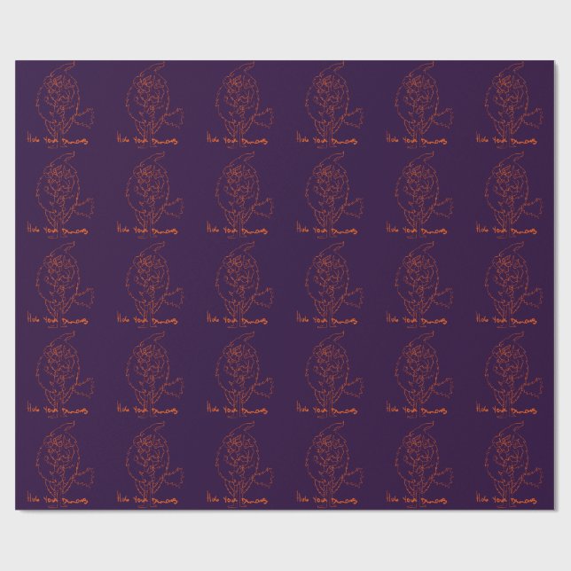 Papier Cadeau Serrez Vos Démons (Plat)