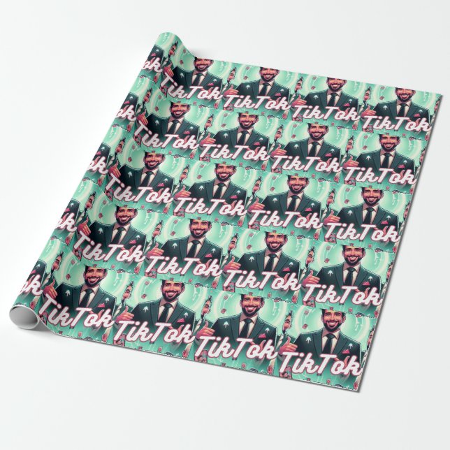 Papier Cadeau Serviette de plage (Déroulé)