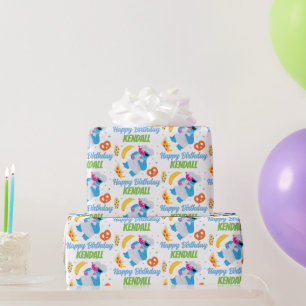 Papier Cadeau Sesame Street Cookie Monster Food Truck