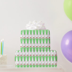 Papier Cadeau Shamrock vert Milkshake glace crème Shake irlandai