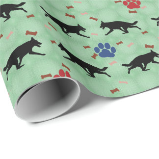Papier Cadeau Shepherd allemand Shadow Chien