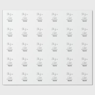 Papier Cadeau She's a catch champagne bottle bachelorette weeken