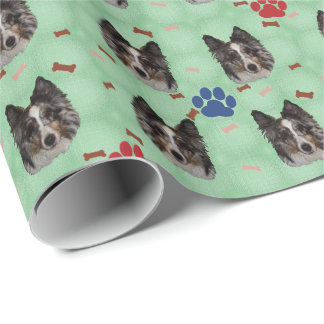 Papier Cadeau Shetland Sheepdog Portrait