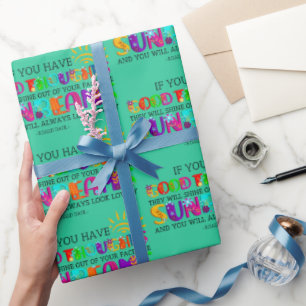 Papier Cadeau Si Vous Avez De Bonnes Pensées, Ils Brilleront