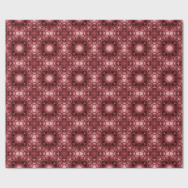 Papier Cadeau Signature rose Goth Motif (Plat)