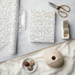Papier Cadeau Simple Delicate Floral Timeless Sage Mariage vert<br><div class="desc">L'élégant papier d'emballage de mariage présente un design minimaliste avec une bordure florale délicate, parfaitement adapté aux mariages formels. La typographie classique et le texte personnalisable en font un choix intemporel pour les couples à la recherche de papeterie mariage sophistiquée et personnalisée. Pour la personnalisation ou des produits supplémentaires avec...</div>