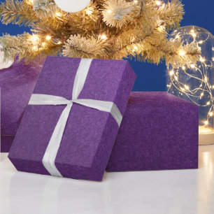 Papier Cadeau Simple et élégant métallisé violet inspiré