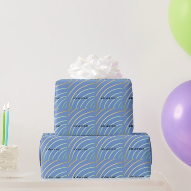 Papier Cadeau Simple et minimal ajouter votre parties scintillan (Cadeaux de fête)