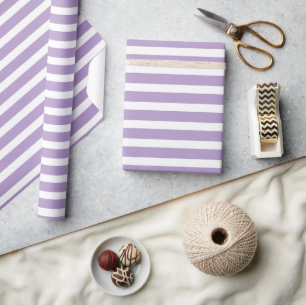 Papier Cadeau Simple Lavande Moderne Purple Grattée Minimaliste