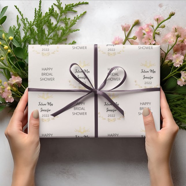 Papier cadeau simple pour enterrement de vie de je (Créateur téléchargé)