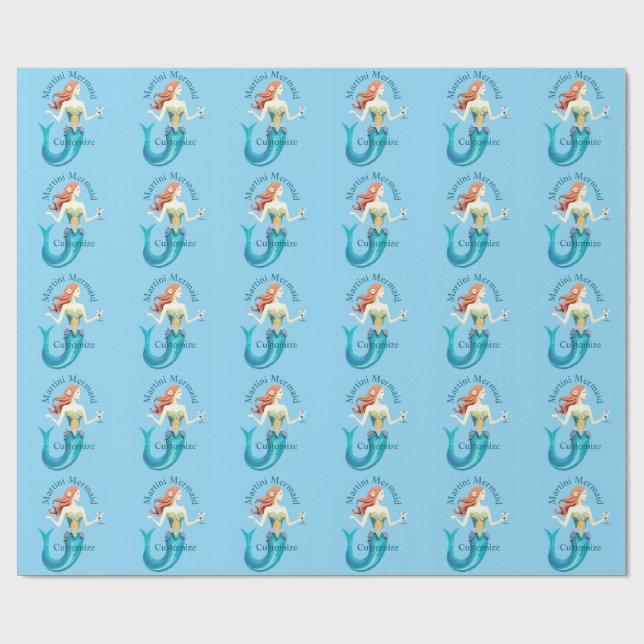 Papier Cadeau Sirène de Martini Thunder_Cove (Plat)