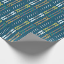 Papier Cadeau Ski Alpin 