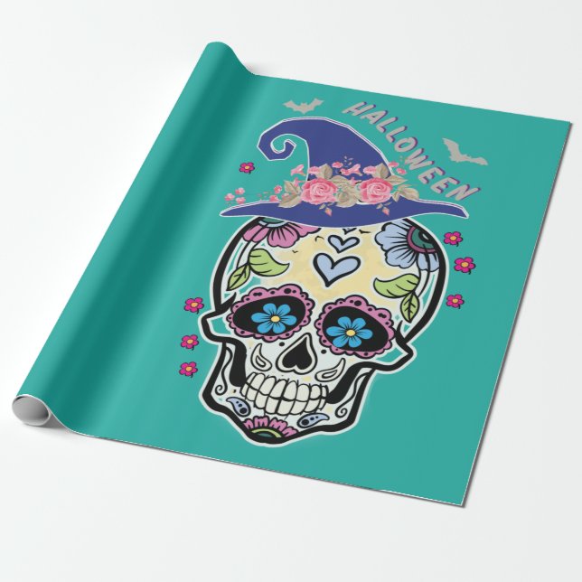 Papier Cadeau Skull (Déroulé)