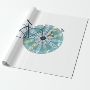 Papier Cadeau Skyline d'Amsterdam