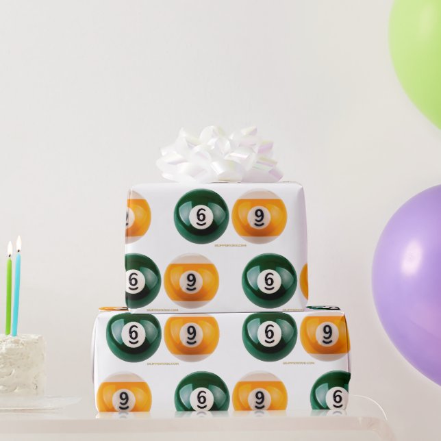 Papier Cadeau SlipperyJoe's 69 table de billard dur deux billiar (Cadeaux de fête)