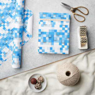 Papier Cadeau SlipperyJoe's carré artwork mosaïque moderne trois