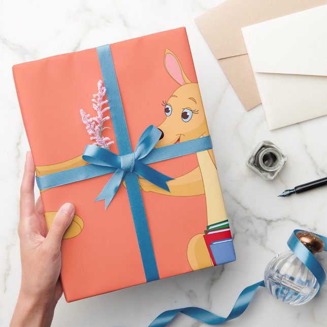 Papier Cadeau Smart Kangaroo (Créateur téléchargé)
