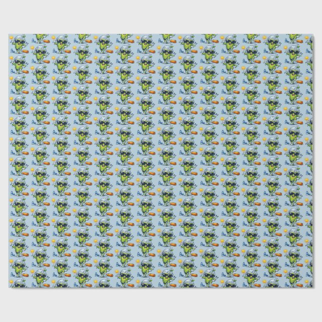 Papier Cadeau Smoothie d'aérobic (Plat)