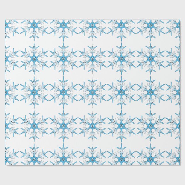 PAPIER CADEAU SNOWFLAKE (Couture)