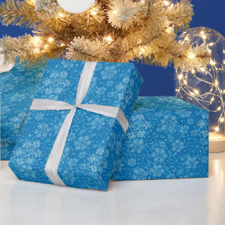 Papier Cadeau Snowflake pattern