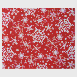 Papier Cadeau Snowflakes