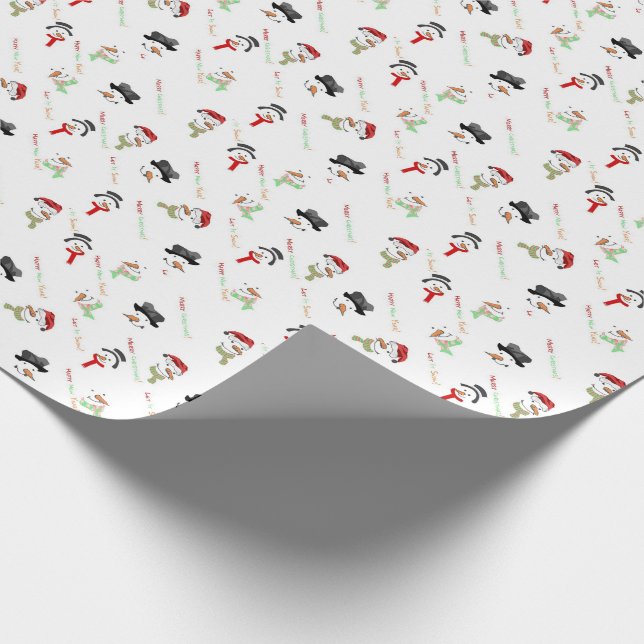 Papier Cadeau Snowman (Coin)
