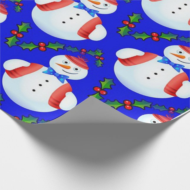 Papier Cadeau Snowman (Coin)