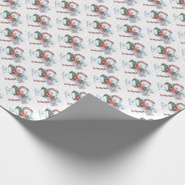 Papier Cadeau Snowman au pôle Nord (Coin)