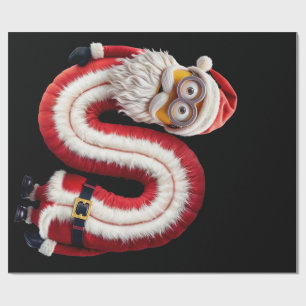 Papier Cadeau Snowman-minion en forme de S