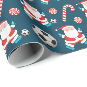 Papier Cadeau Soccer Noël cadeau de vacances