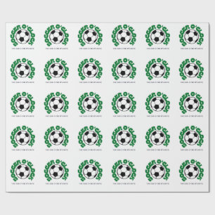 Papier Cadeau Soccer O'Clock – Concentré jusqu'à la fin Footba