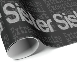 Papier Cadeau Soeur Extraordinaire