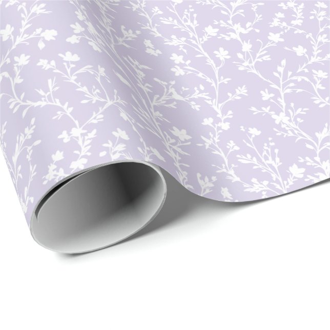 Papier Cadeau Soft Meadow Neutral - Lavande Poussiéreuse (Coin rond)