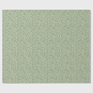 Papier Cadeau Soft Sage Green Botanical Leaf Foliage Pattern