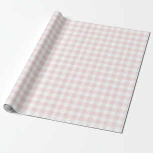 Papier Cadeau Soignée Rose En vichy fête d'anniversaire