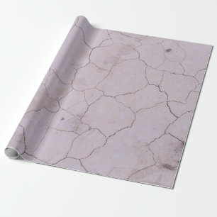 PAPIER CADEAU SOL EN BÉTON BLANC CRAQUÉ