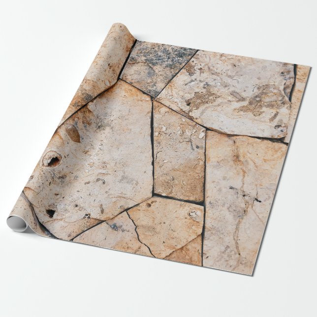 Papier Cadeau Sol en marbre (Déroulé)