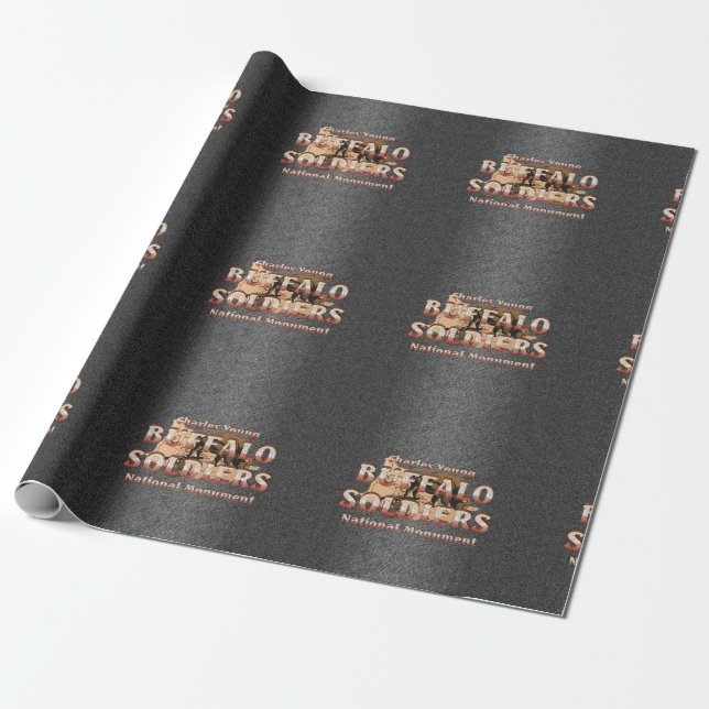 Papier Cadeau Soldats de Buffalo d'ABH (Déroulé)