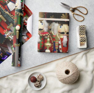 Papier Cadeau Soldats de Noël Casse-Noisette