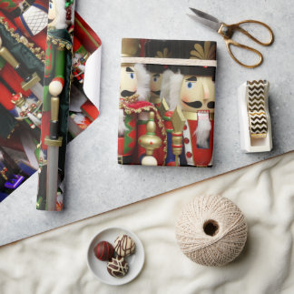 Papier Cadeau Soldats de Noël Casse-Noisette