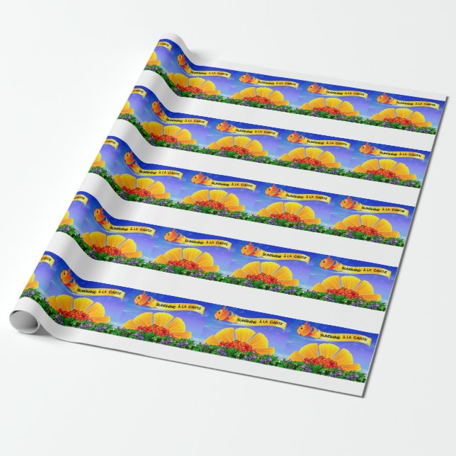 PAPIER CADEAU SOLEIL ALA CARTE ! (Déroulé)