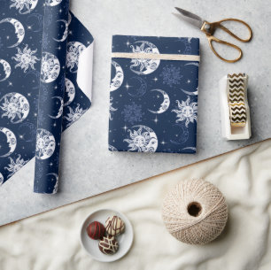 Papier Cadeau Soleil et Lune 