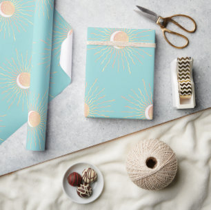 Papier Cadeau Soleil Et Lune