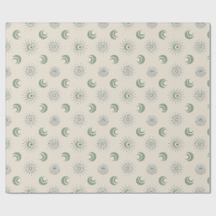 Papier Cadeau Soleil et Lune en Harmonie !