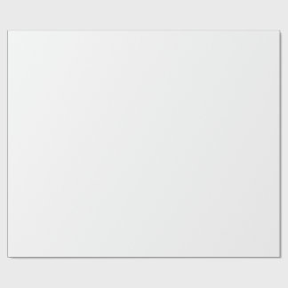 Papier Cadeau Solid White Customizable Wrapping Pap